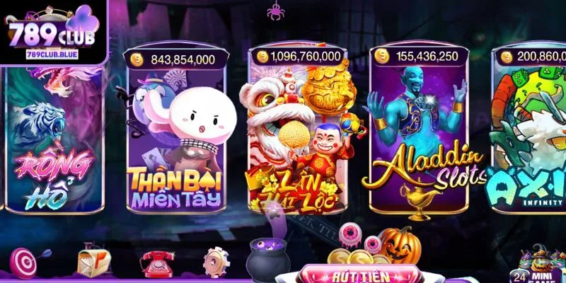 Hệ thống game hấp dẫn, phong phú tại sân chơi 